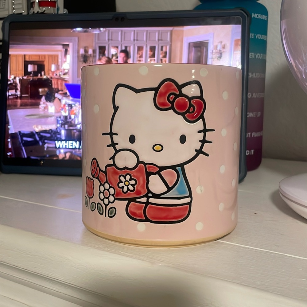 Hello kitty planter